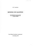 Cover for Koning en kanton