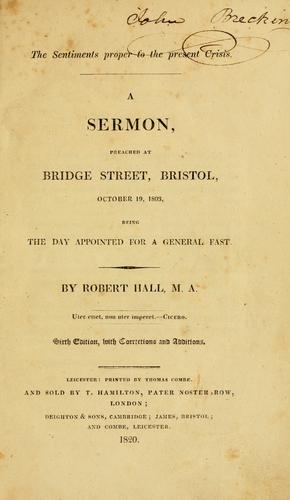 Cover for [Sermons]