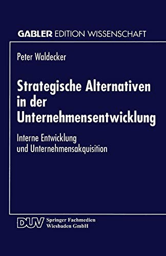 Cover for Strategische Alternativen in der Unternehmensentwicklung