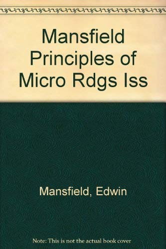 Cover for Mansfield Principles of Micro Rdgs Iss