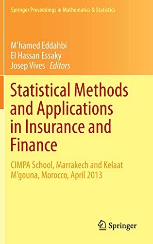 Cover for Statistical Methods and Applications in Insurance and Finance