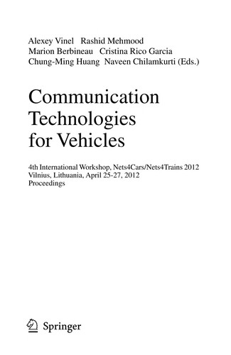 Cover for Communication Technologies for Vehicles