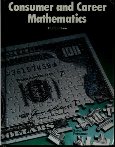 Cover for Consumer and career mathematics