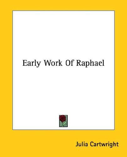 Cover for Early Work Of Raphael