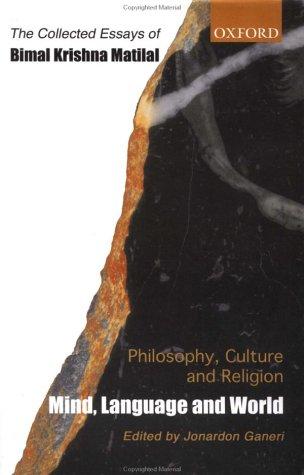 Cover for Mind, language, and world