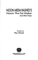 Cover for Noon Meem Rashed's, Hasan the pot maker, and other poems