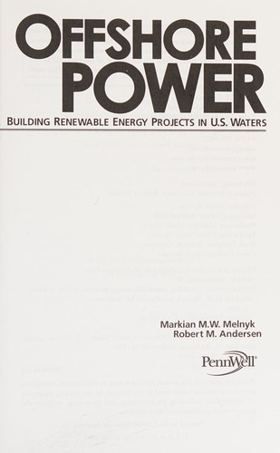 Cover for Offshore power