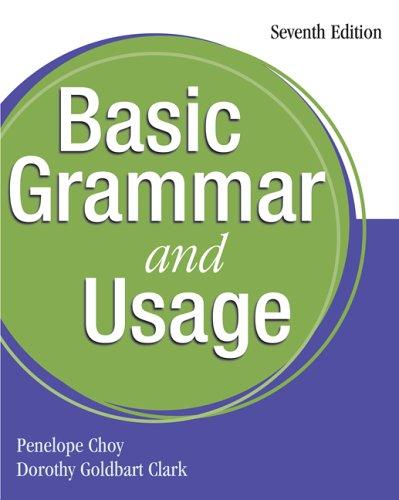 Cover for Basic grammar and usage