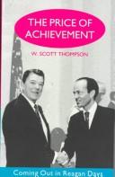 Cover for The price of achievement