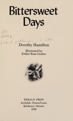 Cover for Bittersweet days