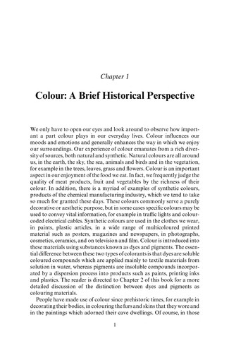Cover for Colour chemistry