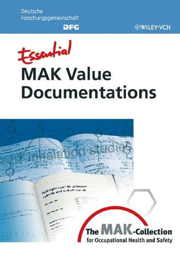 Cover for Essential MAK Value Documentations: from The MAK-Collection for Occupational Health and Safety (Mak-Collection for Occupational Health and Safety. Part II:)