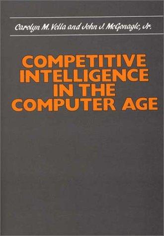 Cover for Competitive intelligence in the computer age