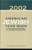Cover for American Jewish Year Book 2002 (American Jewish Year Book)