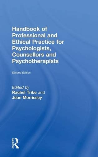 Cover for Handbook of Professional and Ethical Practice for Psychologists, Counsellors and Psychotherapists