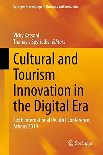 Cover for Cultural and Tourism Innovation in the Digital Era