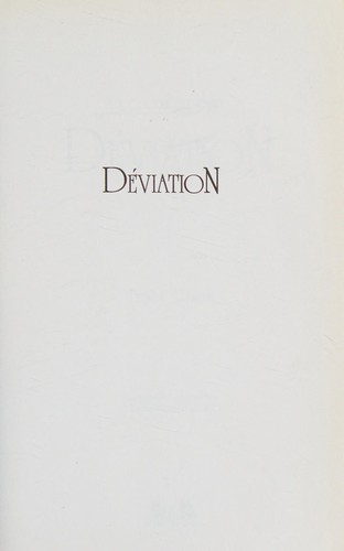 Cover for Déviation