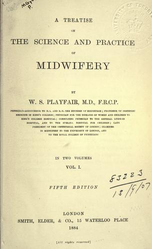 Cover for A treatise on the science and practice of midwifery.