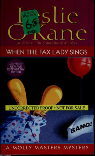 Cover for When the fax lady sings