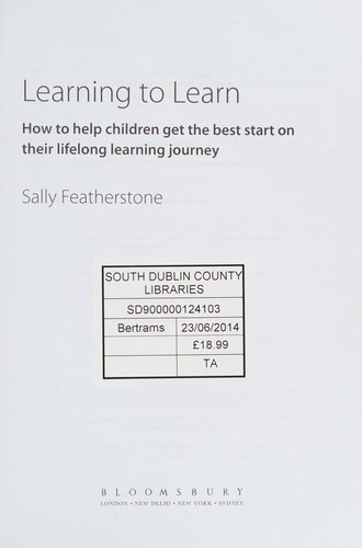 Cover for Learning to learn