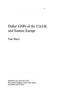 Cover for Dollar GNPs of the U.S.S.R. and Eastern Europe