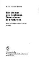 Cover for Der Roman des Realismus-Naturalismus in Frankreich