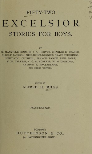 Cover for Fifty-two excelsior stories for boys