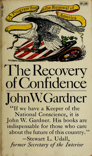 Cover for The recovery of confidence