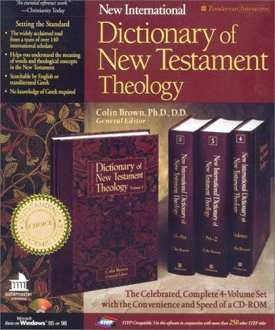 Cover for New International Dictionary of New Testament Theology for Windows