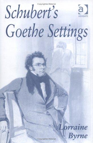 Cover for Schubert's Goethe Settings