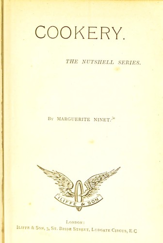 Cover for Cookery