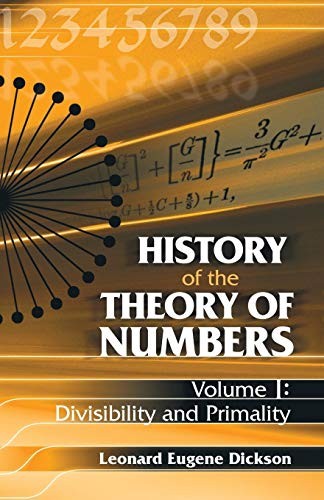 Cover for History of the Theory of Numbers, Volume I