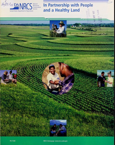 Cover for In partnership with people and a healthy land