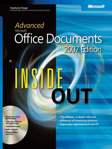 Cover for Advanced Microsoft Office Documents 2007 Edition Inside Out