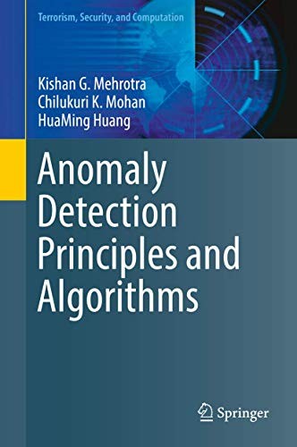 Cover for Anomaly Detection Principles and Algorithms