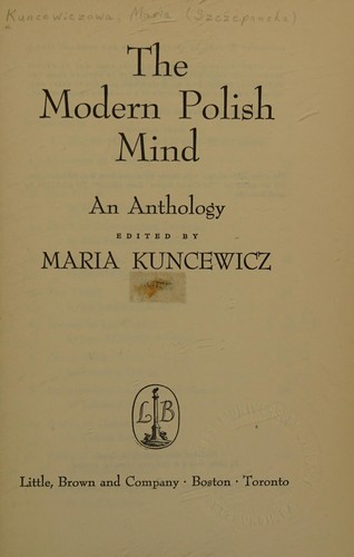 Cover for The modern Polish mind