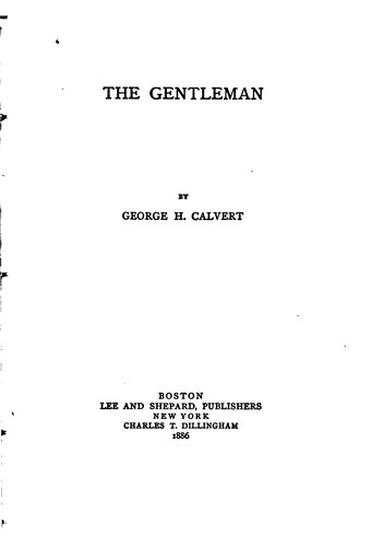Cover for The Gentleman