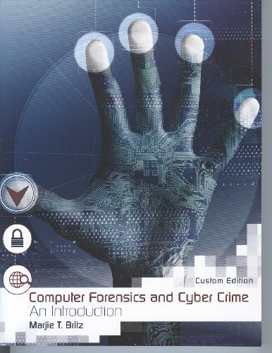 Cover for Computer Forensics and Cyber Crime an Introduction (Custom Edition)