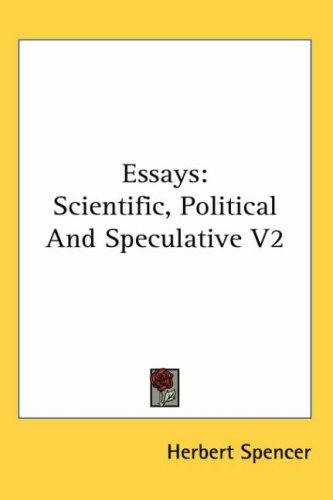 Cover for Essays