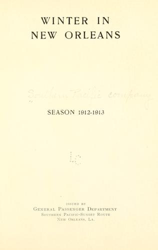 Cover for Winter in New Orleans