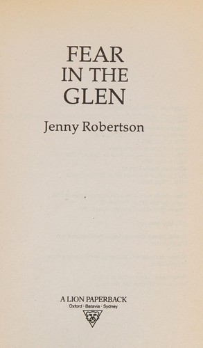 Cover for Fear in the Glen