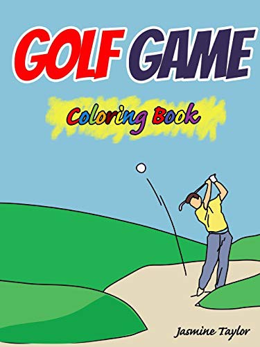Cover for Golf Game Coloring Book