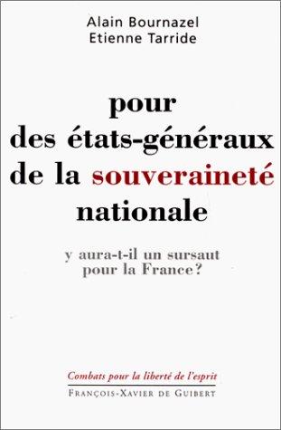 Cover for Pour des états-généraux de la souveraineté nationale