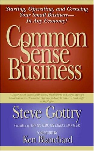 Cover for Common Sense Business