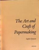 Cover for The art and craft of papermaking