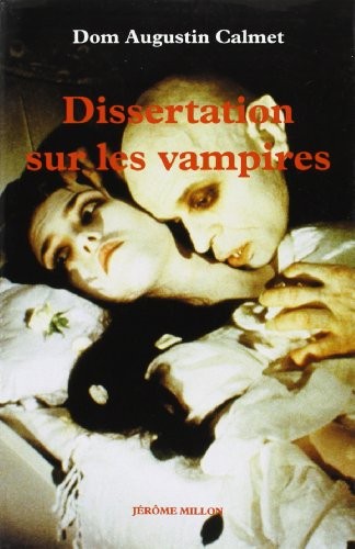 Cover for Dissertation sur les vampires
