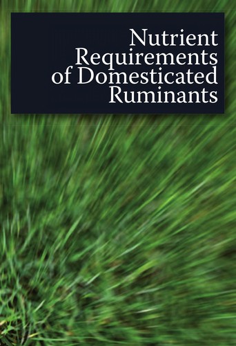 Cover for Nutrient requirements of domesticated ruminants