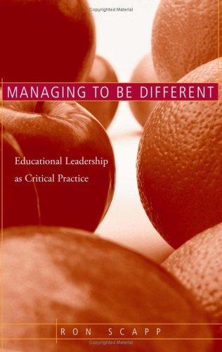 Cover for Managing to be different