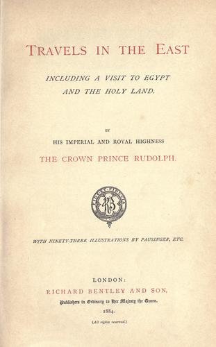Cover for Travels in the East