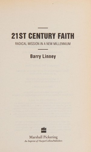 Cover for 21st century faith